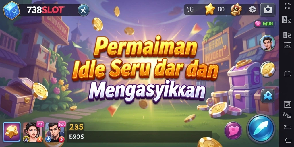 Tampilan gameplay menarik di 738SLOT dengan berbagai mesin slot.