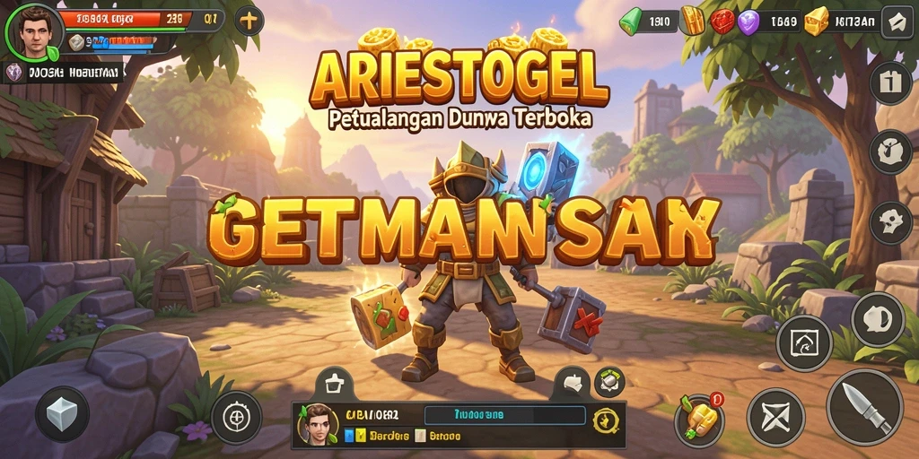 Gameplay menarik dalam dunia terbuka ARIESTOGEL.