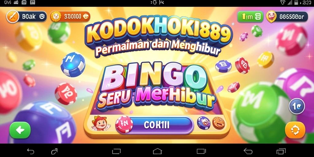 Screenshot gameplay KODOKHOKI889 menampilkan aksi seru permainan Bingo.
