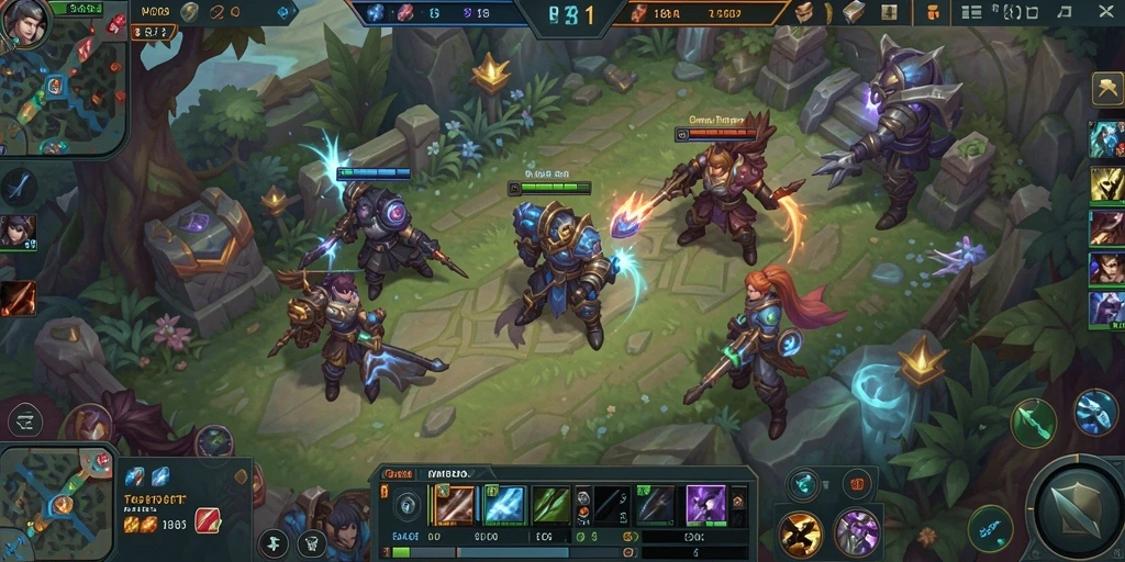 Gameplay seru <strong>MPO76</strong> dalam pertempuran MOBA yang mendebarkan.