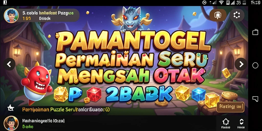 Tampilan gameplay seru dan menantang di PAMANTOGEL.