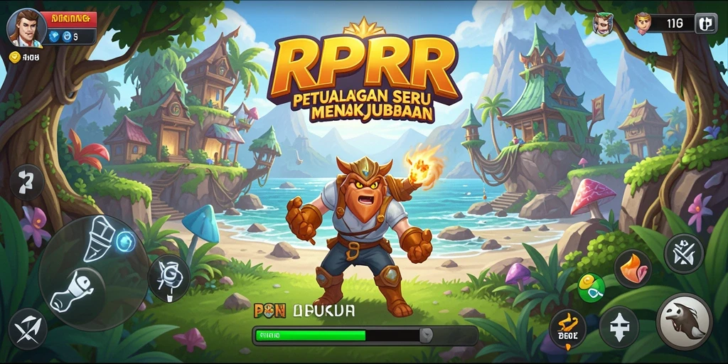 Gameplay RPRR dengan petualangan yang menakjubkan.
