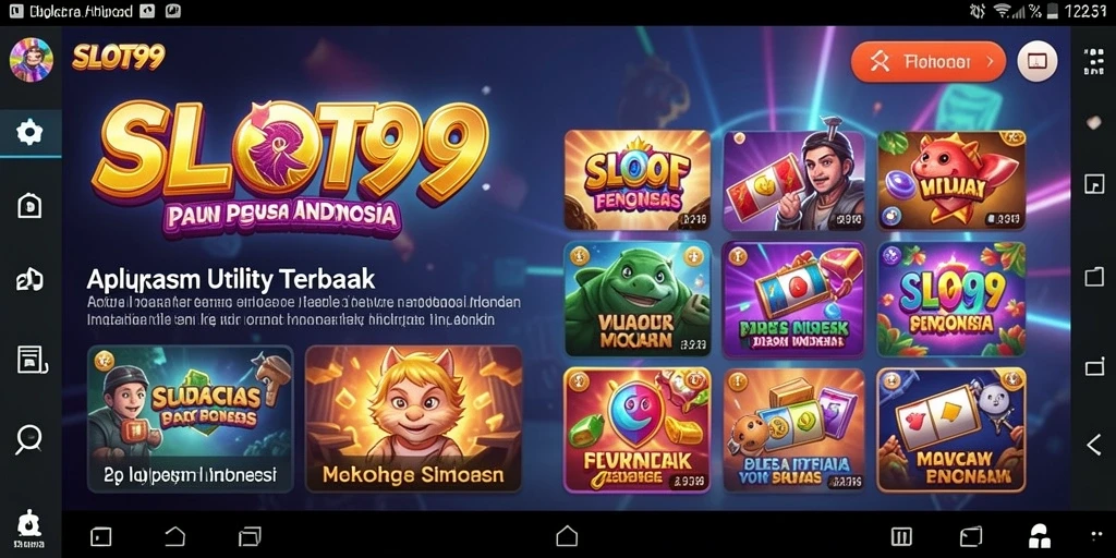 Tangkapan layar utama SLOT99 menunjukkan antarmuka yang bersih dan mudah digunakan untuk pengoptimalan utility.