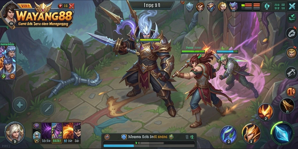 Tampilan menarik gameplay WAYANG88 yang mendebarkan.