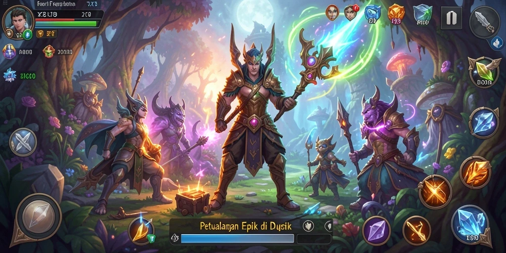 Tampilan gameplay yang menakjubkan dalam X78 menciptakan pengalaman petualangan yang seru.